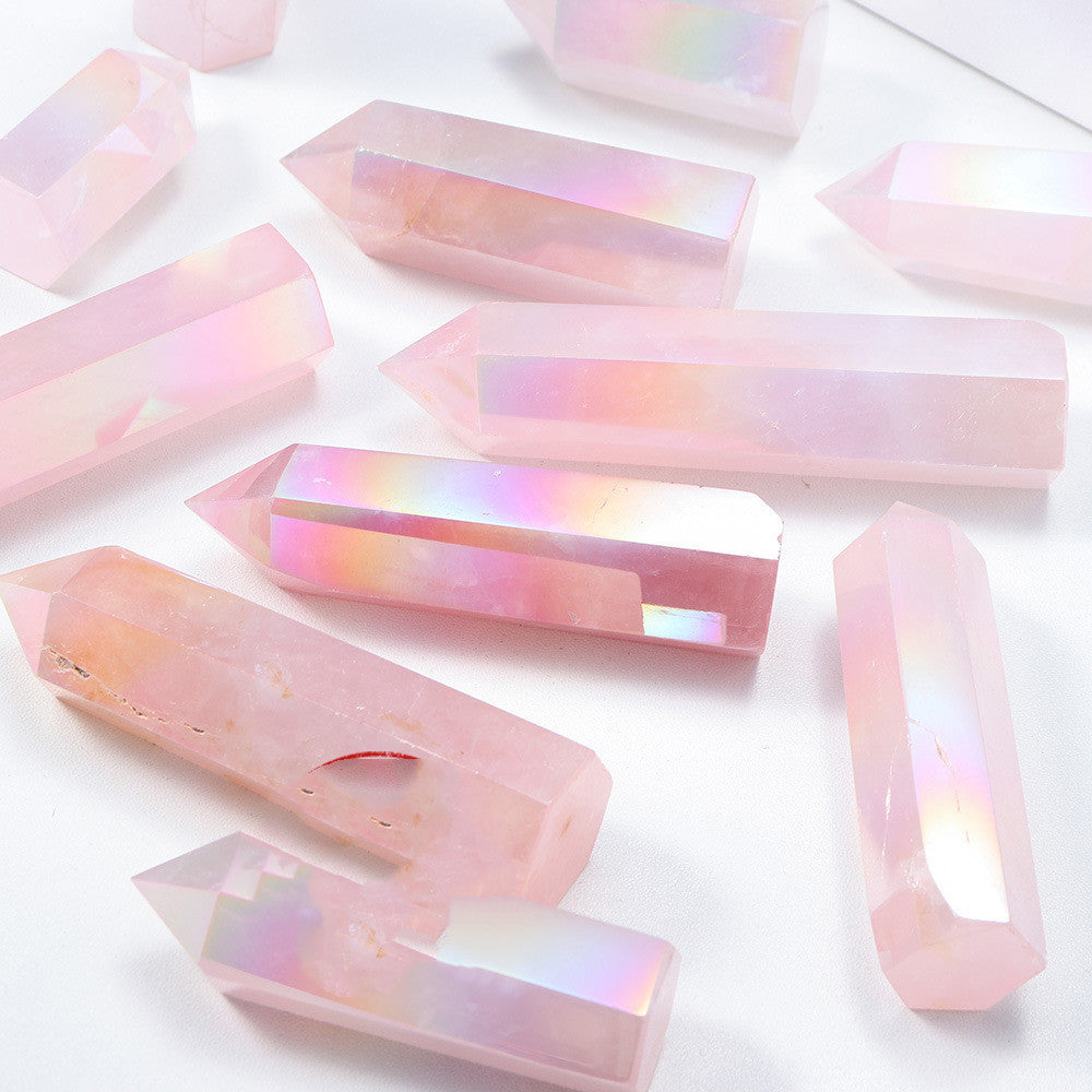 Harmonizing Rose Quartz Obelisk