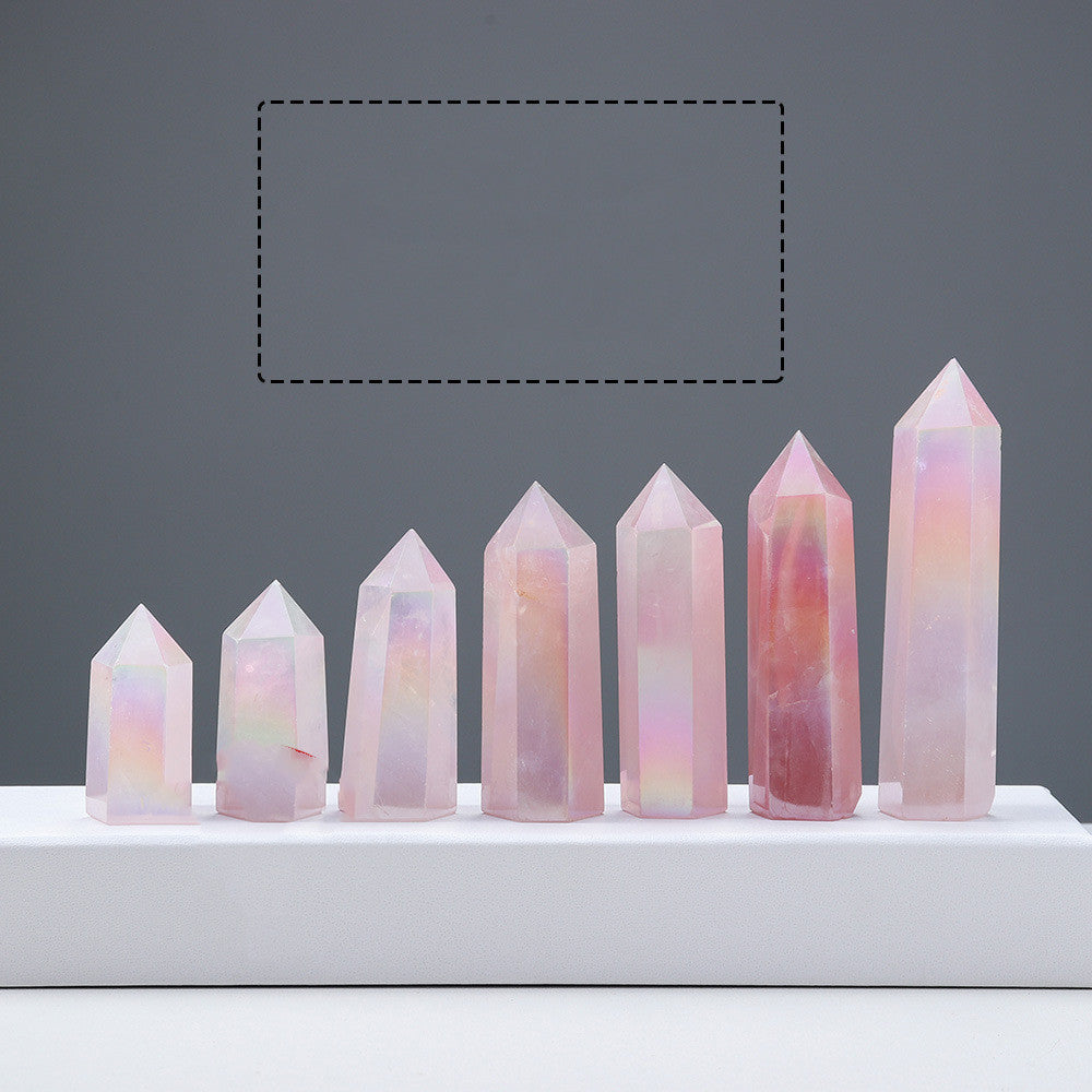 Harmonizing Rose Quartz Obelisk