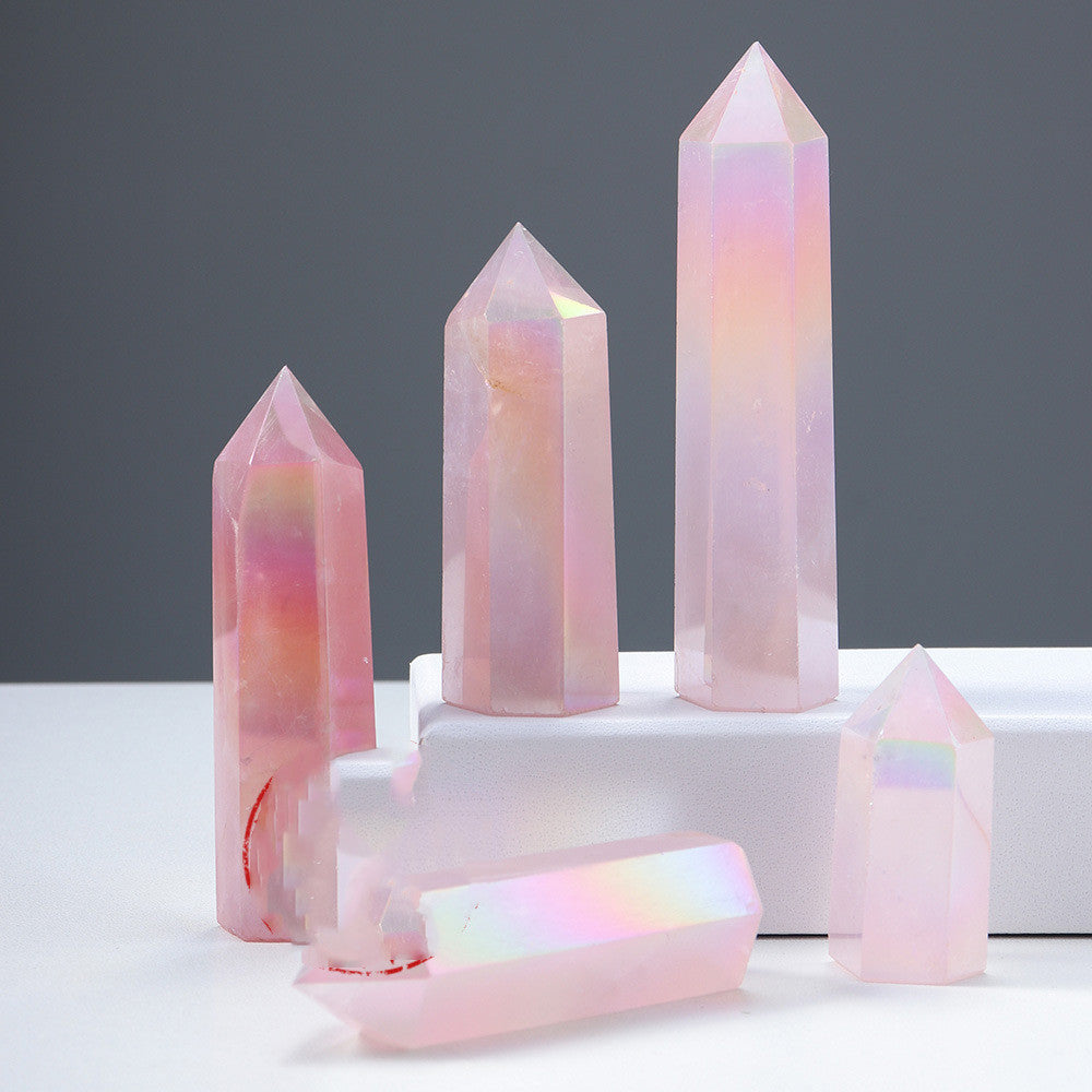 Harmonizing Rose Quartz Obelisk