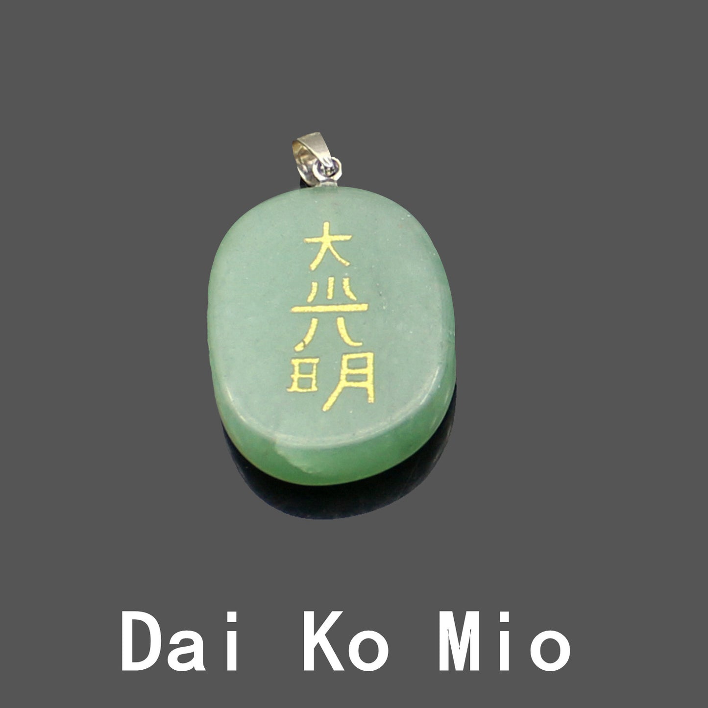 Reiki Symbol Pendants in Jade