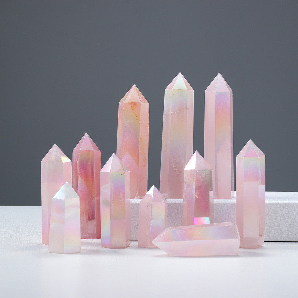 Harmonizing Rose Quartz Obelisk